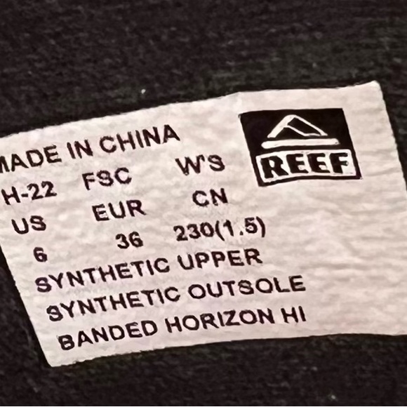 Reef Black and Tan Slide Sandals - Picture 6 of 8